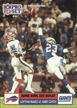 James Lofton SBXXV Buffalo Bills 1991 Pro set NFL #46